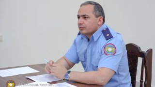 The Chairman of the Investigative Committee Artur Poghosyan Held Meeting in Armavir Regional Investigative Department